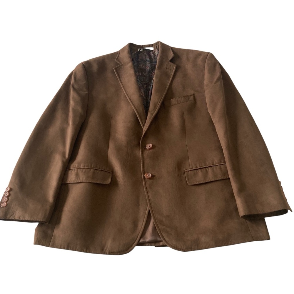Ralph Ralph Lauren Made For Macys Brown Faux Suede Men's Size 42S